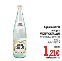 Oferta de Vichy Catalán - Agua Mineral Con Gas por 1,21€ en Makro