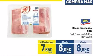 Oferta de Mas - Bacon Loncheado por 8,99€ en Makro