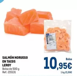 Oferta de Leroy - Salmón Noruego En Tacos por 10,95€ en Makro