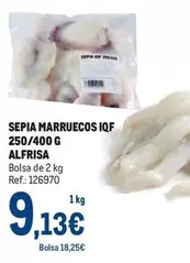 Oferta de Alfrisa - Sepia Marruecos Iqf 250/400 G por 9,13€ en Makro