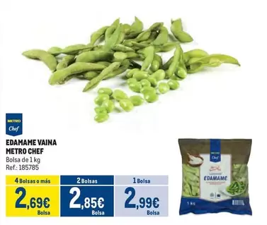 Oferta de Chef - Edamame Vaina por 2,99€ en Makro