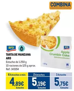 Oferta de Aro - Tarta De Manzana por 5,75€ en Makro