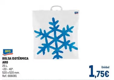 Oferta de Aro - Bolsa Isotermica por 1,75€ en Makro