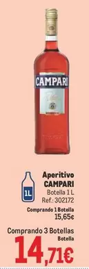 Oferta de Campari - Aperitivo por 14,71€ en Makro