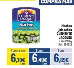 Oferta de Mas - Nachos Jalapenos por 6,89€ en Makro