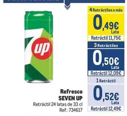 Oferta de Up - Refresco Seven por 0,52€ en Makro