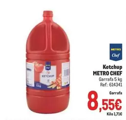 Oferta de Chef - Ketchup por 8,55€ en Makro
