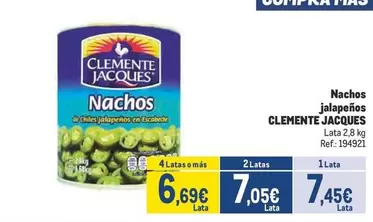 Oferta de Nachos Jalapenos por 7,45€ en Makro