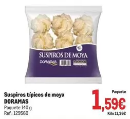 Oferta de Doramas - Suspiros Tipicos De Moya por 1,59€ en Makro