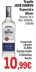 Oferta de Jose Cuervo - Tequila Especial O Silver por 10,99€ en Makro