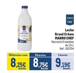 Oferta de Makro - Leche Grand Creme por 9,19€ en Makro