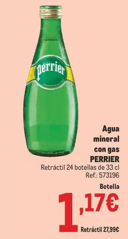 Oferta de Perrier - Agua Mineral Con Gas por 1,17€ en Makro