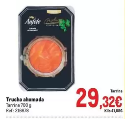 Oferta de Anfele - Trucha Ahumada por 29,32€ en Makro