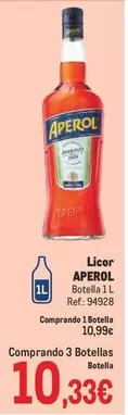 Oferta de Aperol - Licor por 10,33€ en Makro