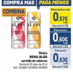 Oferta de Mas - Tonica Surtido De Sabores por 0,63€ en Makro