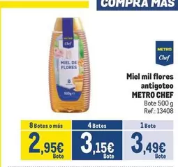 Oferta de Mas - Chef Miel Mil Flores Antigoteo por 3,49€ en Makro