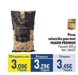 Oferta de Gourmet - Picos Selección por 3,45€ en Makro