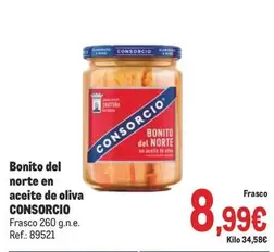 Oferta de Consorcio - Bonito Del Norte En Aceite De Oliva por 8,99€ en Makro