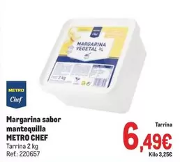 Oferta de Chef - Margarina Sabor Mantequilla por 6,49€ en Makro