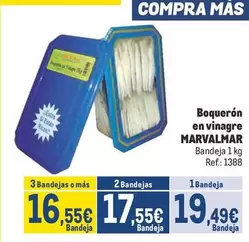 Oferta de Marvalmar - Boqueron En Vinagre por 19,49€ en Makro