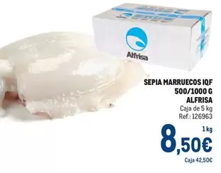 Oferta de Alfrisa - Sepia Marruecos Iqf 500/1000 G por 8,5€ en Makro