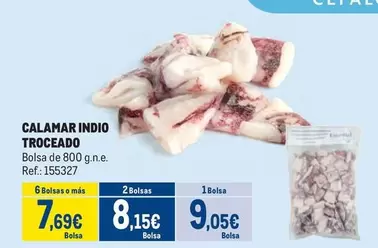 Oferta de Calamar Indio Troceado por 9,05€ en Makro