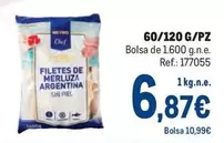 Oferta de Chef select - 60/120 G/pz por 6,87€ en Makro