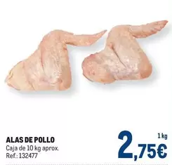 Oferta de Alas De Pollo por 2,75€ en Makro