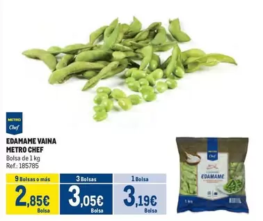 Oferta de Chef - Edamame Vaina por 3,19€ en Makro
