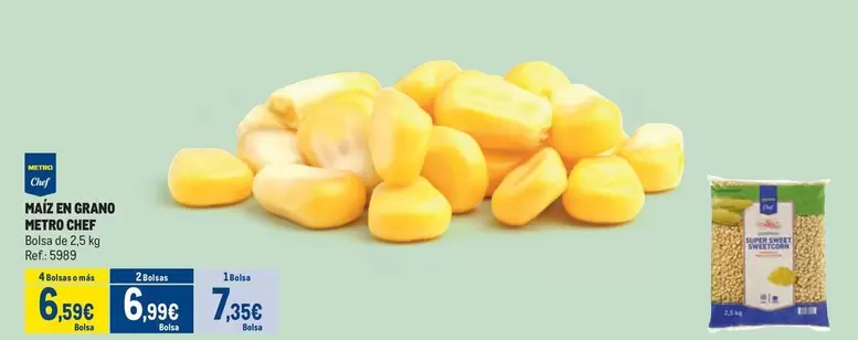 Oferta de Chef - Maíz En Grano por 6,59€ en Makro