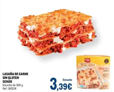 Oferta de Schär - Lasana De Carne Sin Gluten por 3,39€ en Makro