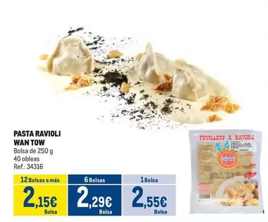 Oferta de Pasta Ravioli por 2,55€ en Makro