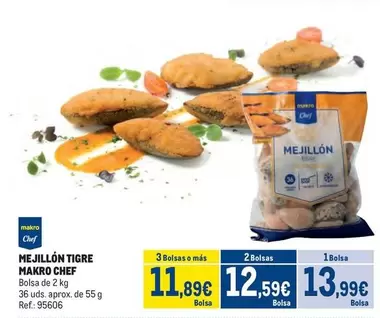 Oferta de Makro - Mejillon Tigre por 13,99€ en Makro