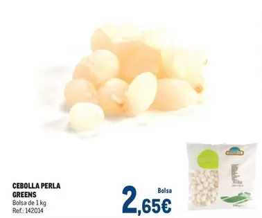 Oferta de Cebolla Perla Greens por 2,65€ en Makro