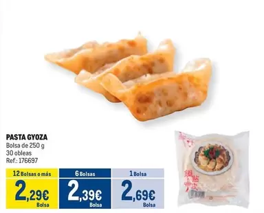 Oferta de Pasta Gyoza por 2,69€ en Makro