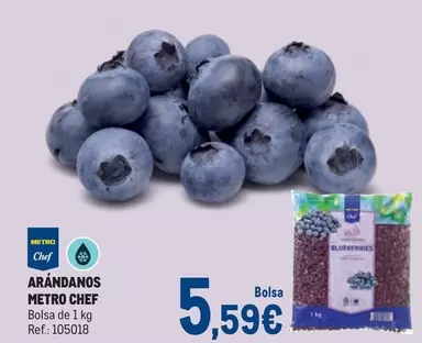 Oferta de Chef - Arándanos por 5,59€ en Makro
