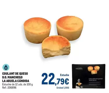 Oferta de La Abuela Candida - Coulant De Queso D.o. Manchego por 22,79€ en Makro