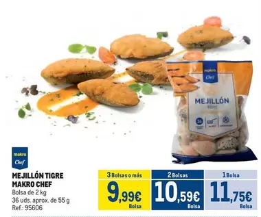 Oferta de Makro - Mejillon Tigre por 11,75€ en Makro
