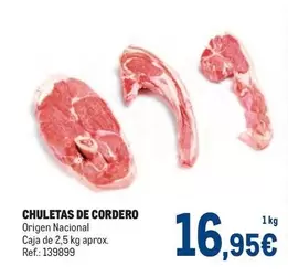 Oferta de Origen - Chuletas De Cordero por 16,95€ en Makro