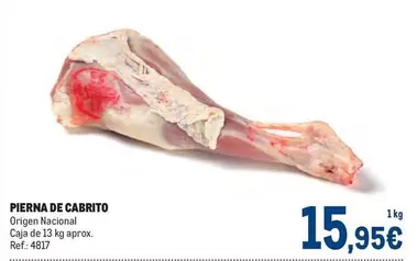 Oferta de Origen - Pierna De Cabrito por 15,95€ en Makro