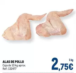 Oferta de Alas De Pollo por 2,75€ en Makro