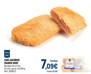 Oferta de Makro - Chef San Jacobos por 7,09€ en Makro