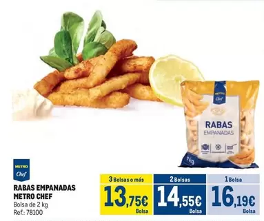 Oferta de Chef - Rabas Empanadas por 16,19€ en Makro