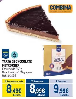 Oferta de Chef - Tarta De Chocolate por 9,99€ en Makro