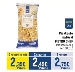 Oferta de Chef - Picatoste Natural por 2,75€ en Makro