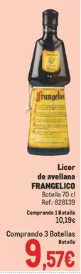 Oferta de Frangelico - Licor Devellana por 9,57€ en Makro