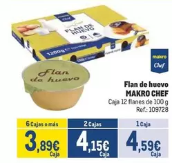Oferta de Makro - Flan De Huevo por 4,59€ en Makro