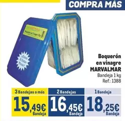Oferta de Marvalmar - Boquerón En Vinagre por 18,25€ en Makro