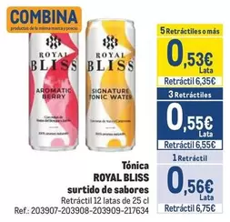 Oferta de Royal - Tonica Surtido De Sabores por 0,56€ en Makro