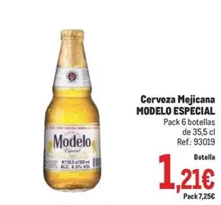 Oferta de Cerveza Mejicana por 1,21€ en Makro